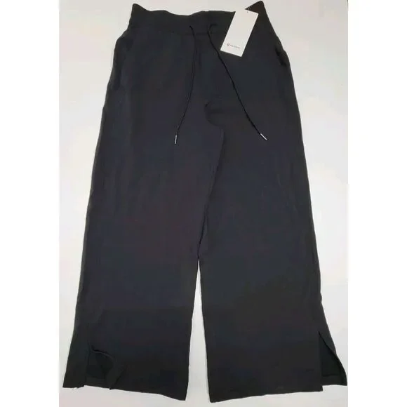 Lululemon French Terry High Rise Pant‎ Wide Leg Women's Size 10 New W Tags